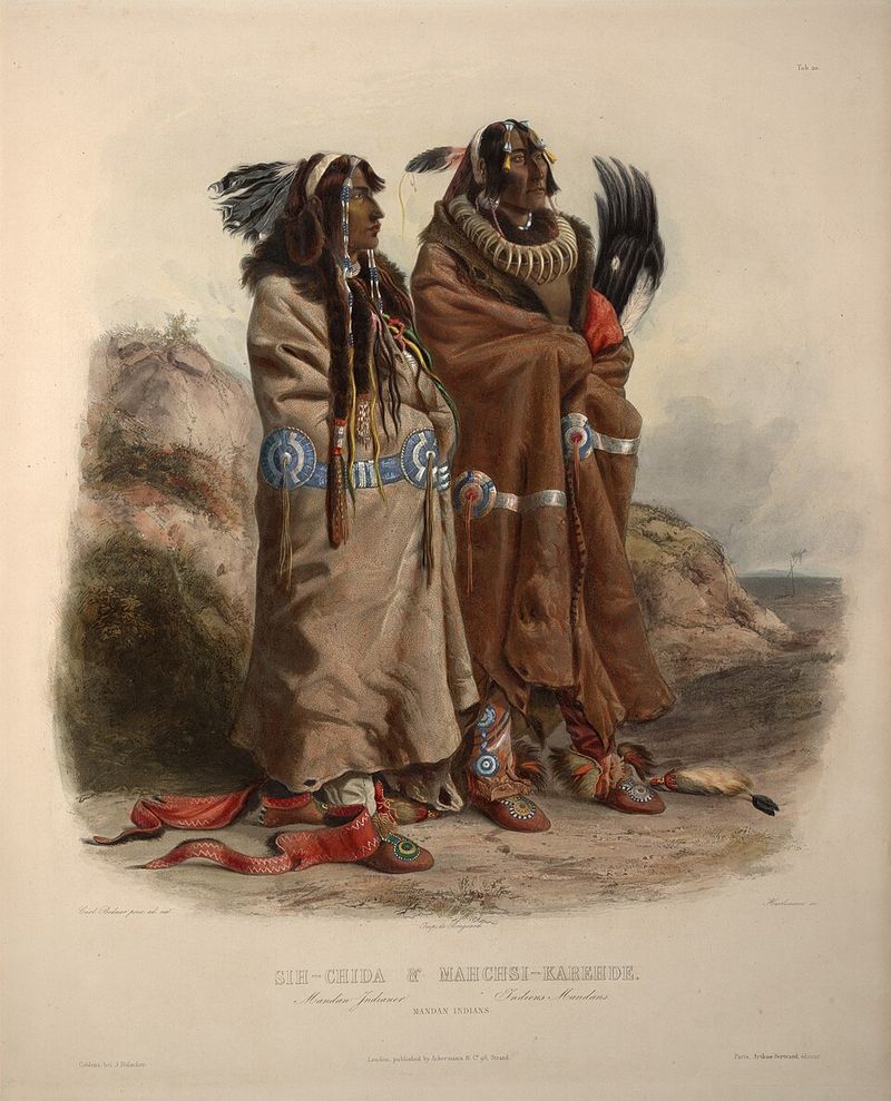 Mandan People on the Missouri River