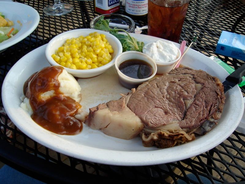 Prime Rib (as a Common Menu Item)