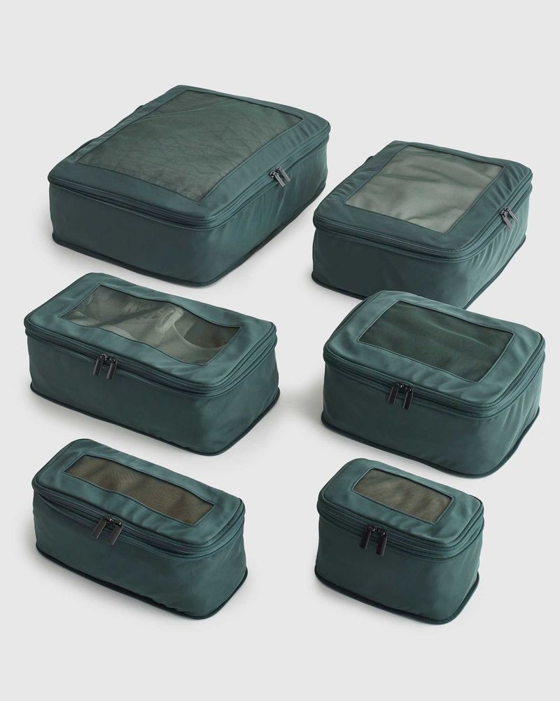 Quince Eco Compression Packing Cubes (6-pack)
