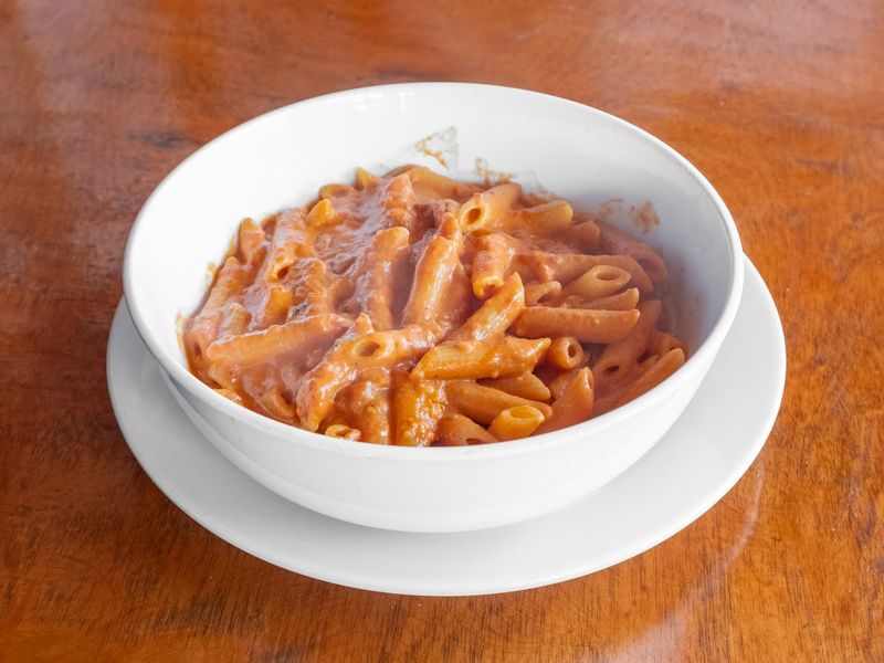 Penne alla vodka and fettuccine alfredo comfort