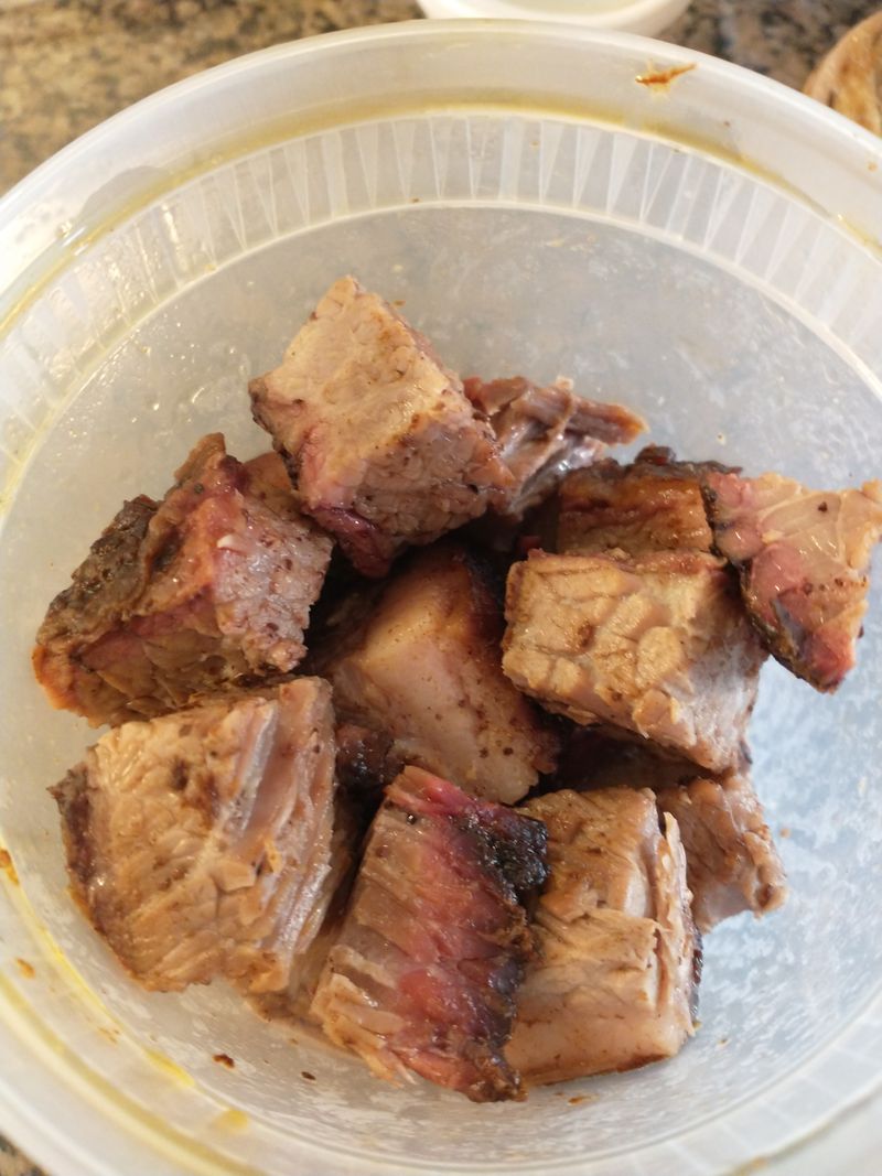 Burnt ends plate like a local