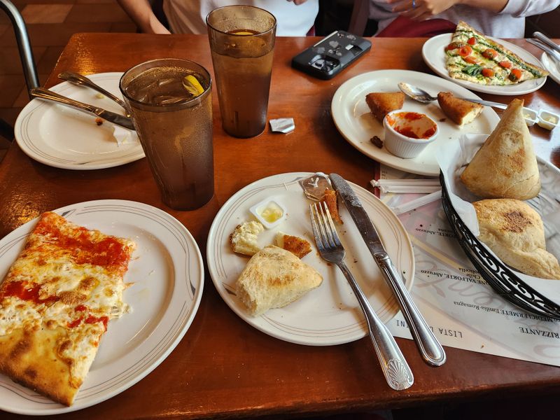 Caesar salad, panini, and lunch vibes