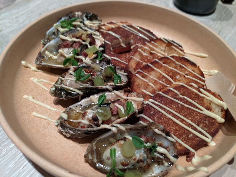 Grilled Oysters With Smoke