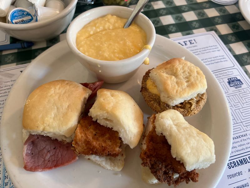 Biscuit Sandwich with Bacon and Egg