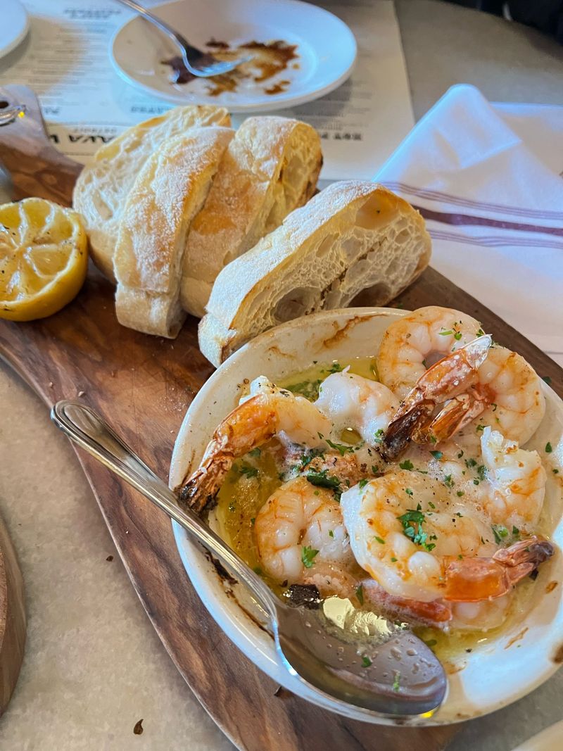 Garlic Shrimp with Lemon Butter and Toast