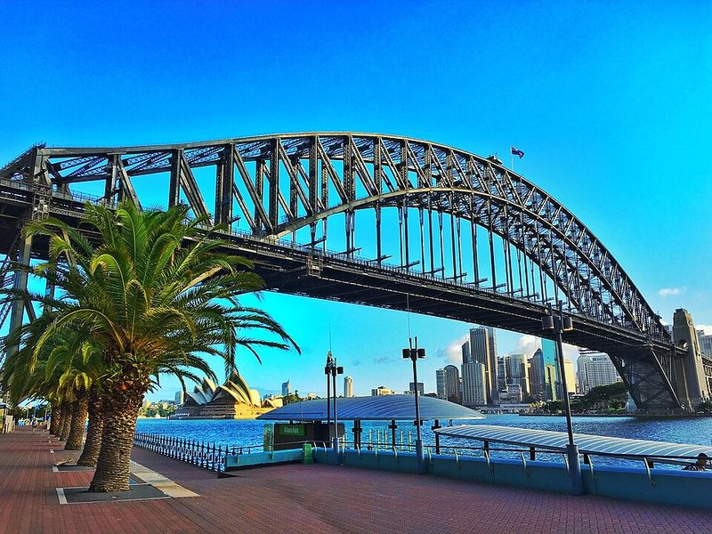 Walk the Sydney Harbour Bridge (free pedestrian path)