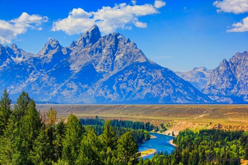 Stand where Ansel Adams made history at Snake River Overlook