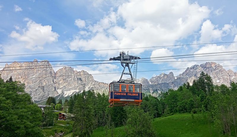 Take the Faloria cable car straight from town