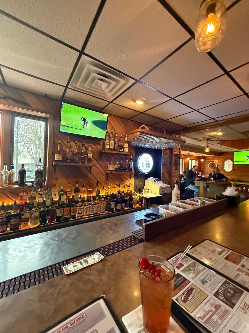 Warm Wood Paneling And Glow