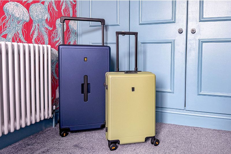 LEVEL8 Luminous Textured Carry-On (diamond texture anti-scratch surface)