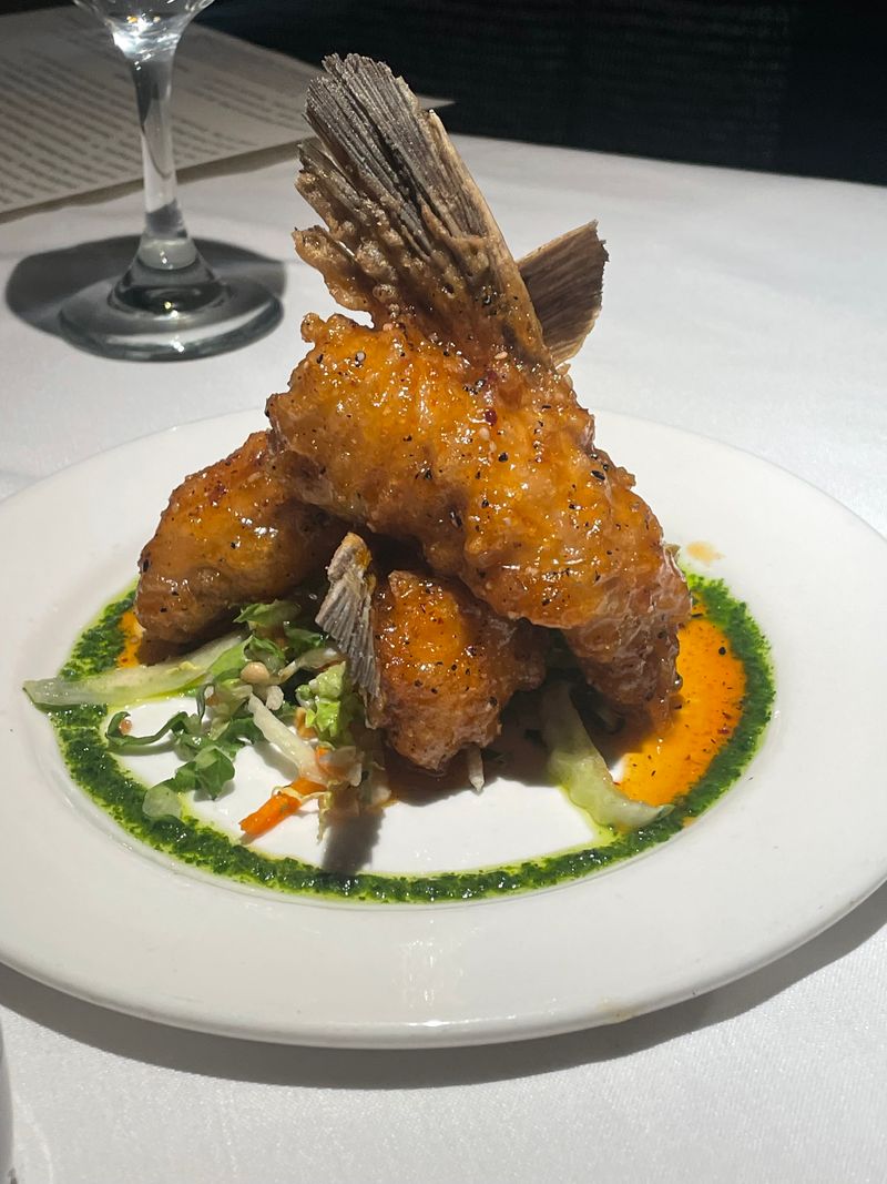 Pompano with Local Greens