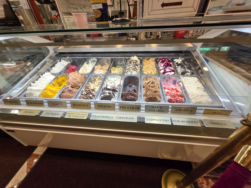 Gelato and Sorbetto Counter