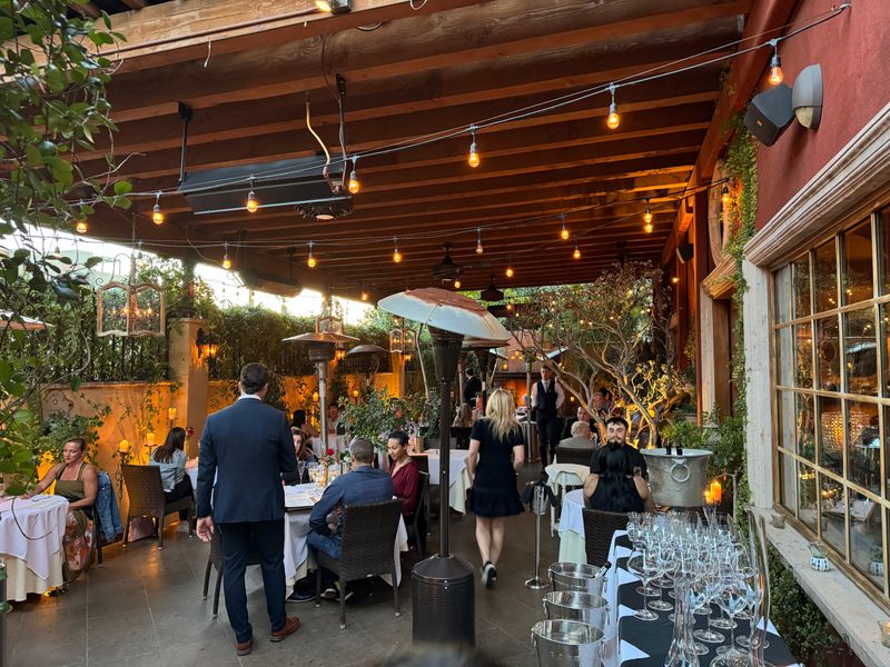The Patio Under Desert Skies