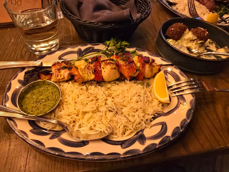 Salmon Kebab With Lemon And Herb