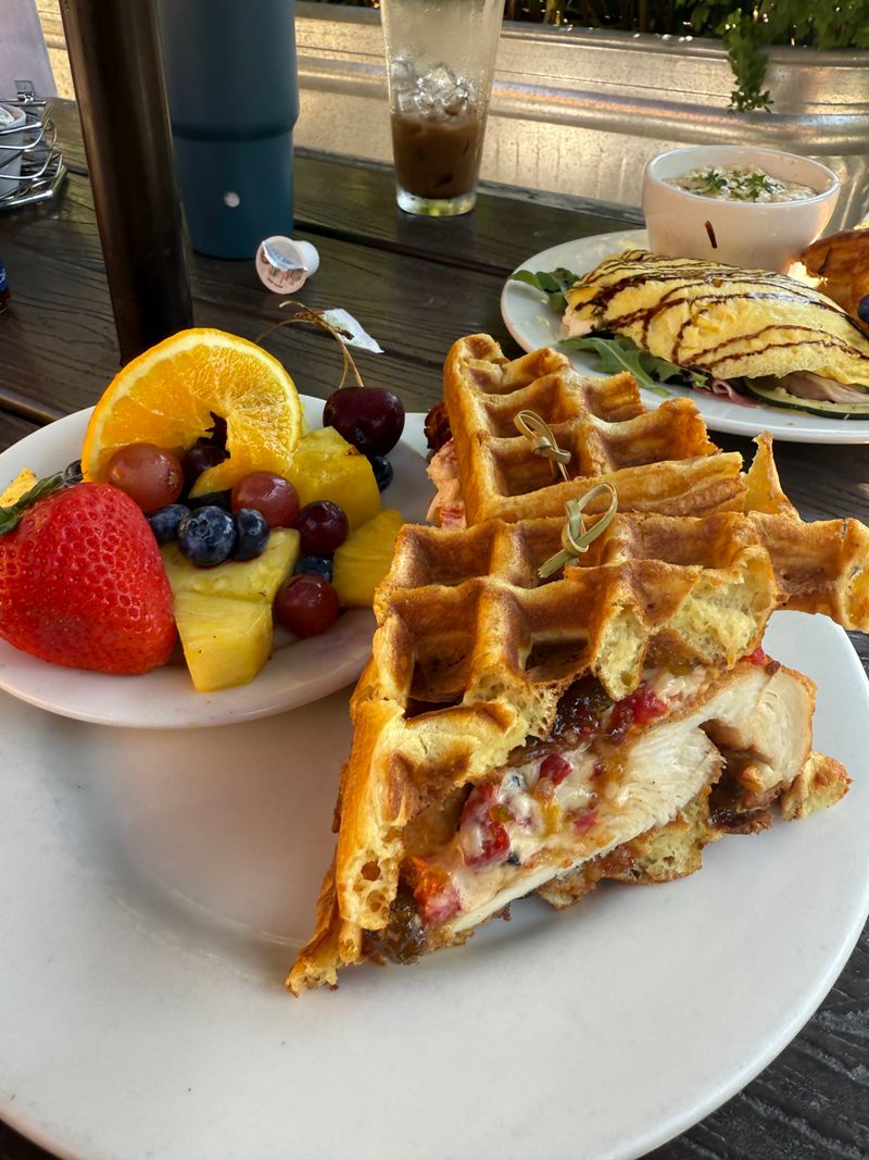 Chicken and Waffle Sandwich