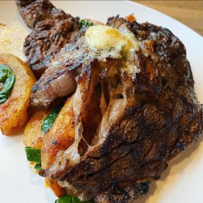 Bourbon-Glazed Pork Chop