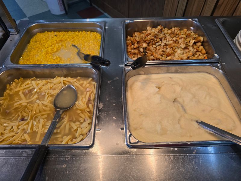 Homemade Noodles and Mashed Potatoes