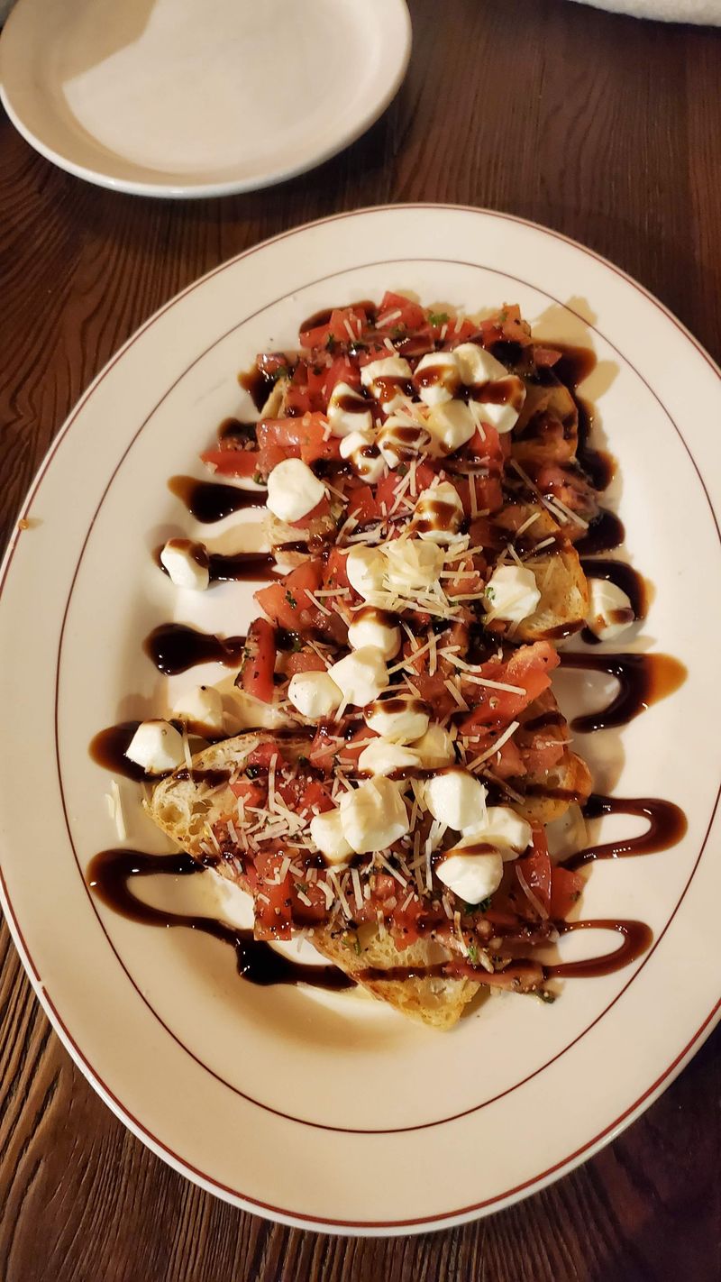 Halibut Over Creamy Polenta