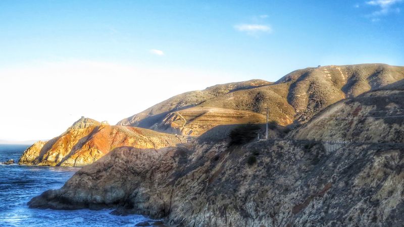 Sunset Pullout Near Rocky Creek