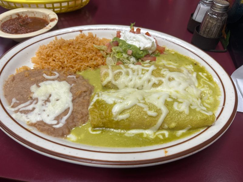 Green Chile Chicken Enchiladas