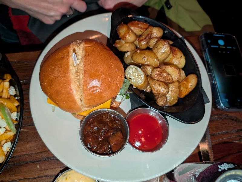 The Famous Burger With Scissors