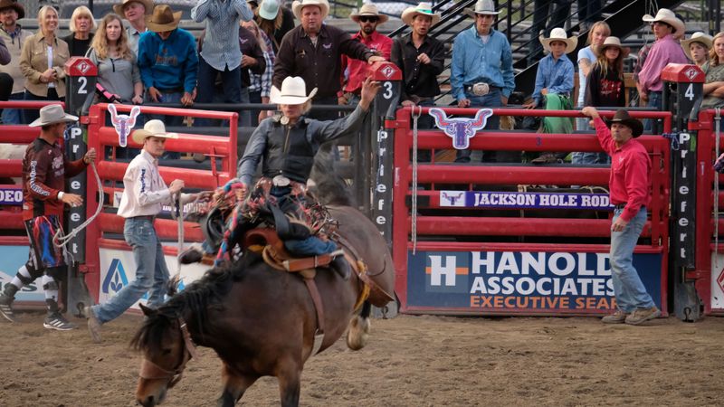 Go full Western at the Jackson Hole Rodeo (seasonal)