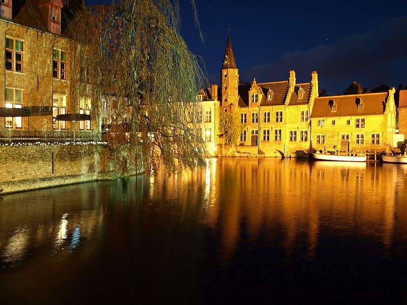 Bruges, Belgium — Canal Reflections of History