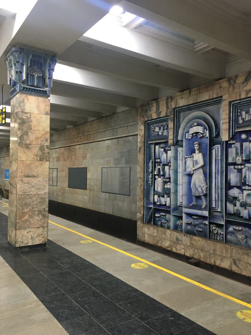 The Tashkent Metro is basically an underground art gallery