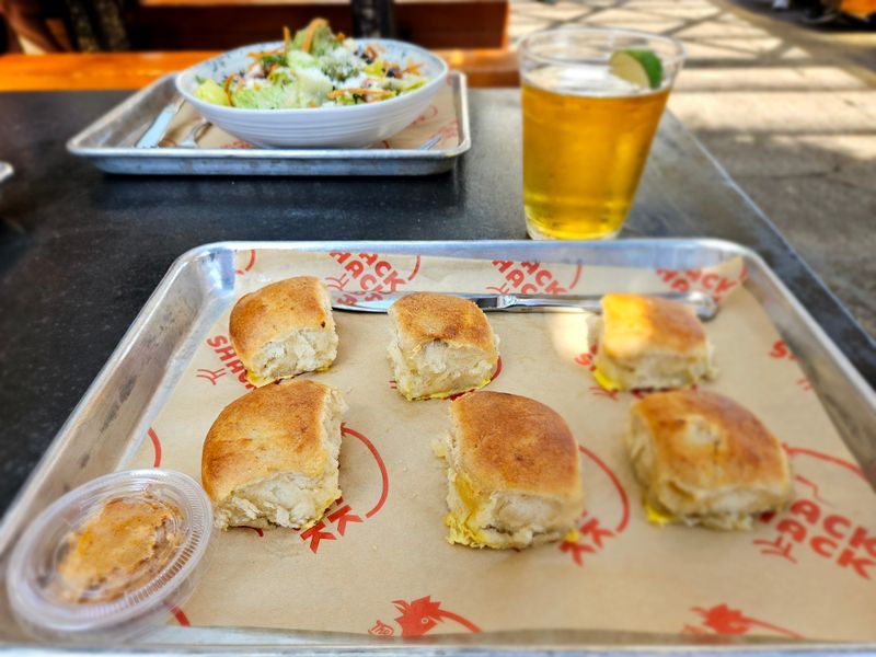 Mini Biscuits With Maple Or Honey Butter