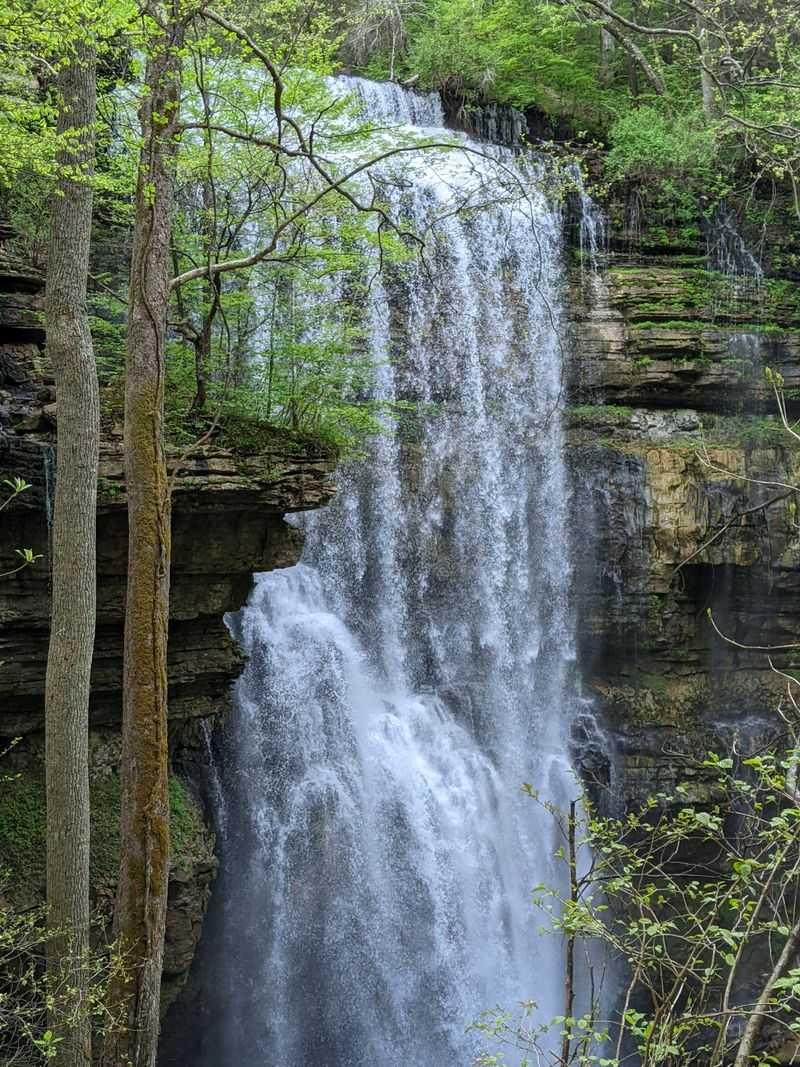 Virgin Falls: the disappearing waterfall