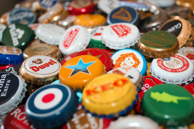 Soda Bottle Caps Collector's Kit
