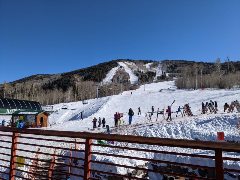 Even the resort's own pitch emphasizes shorter lift lines