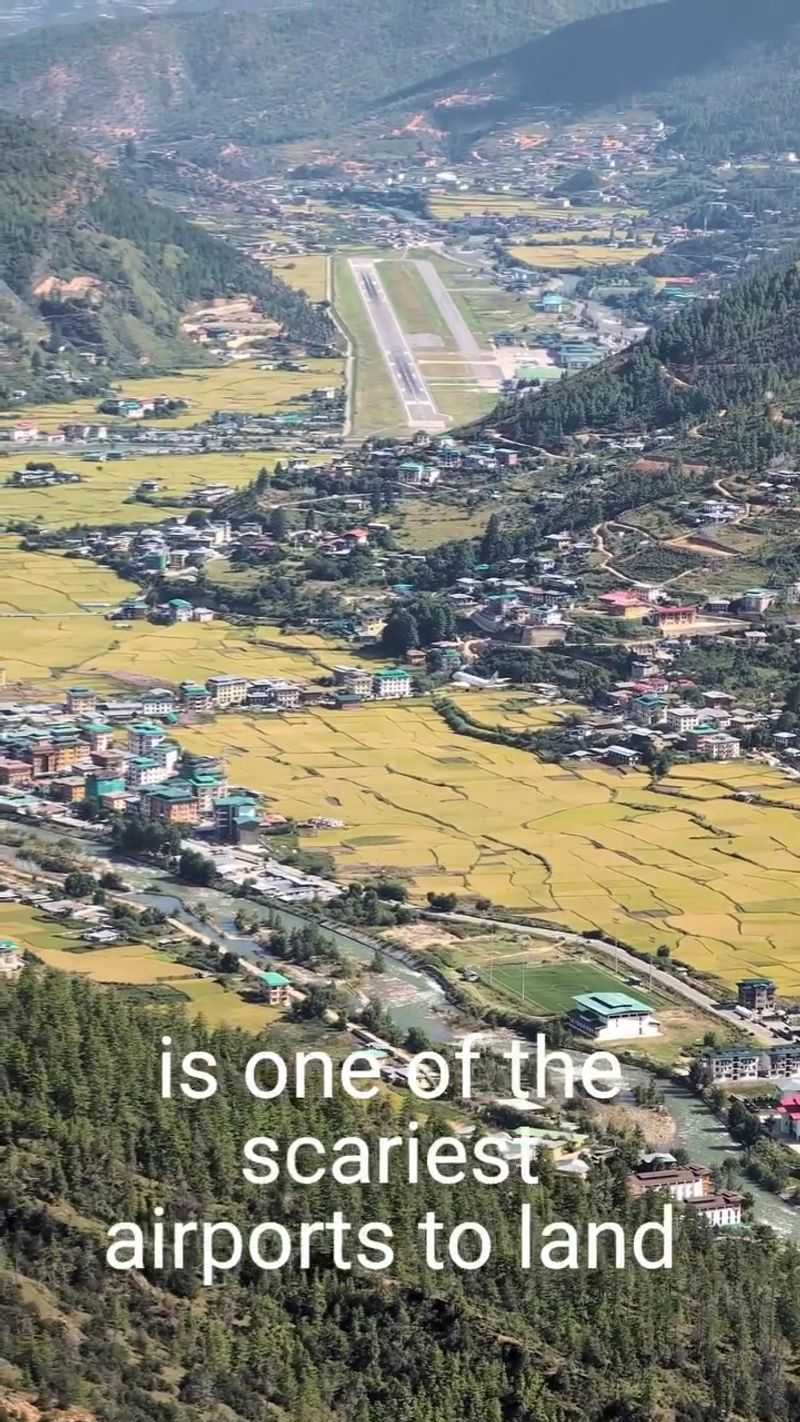 You don't see the runway 'early'