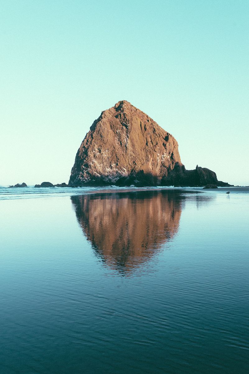 Haystack Rock at Sunrise