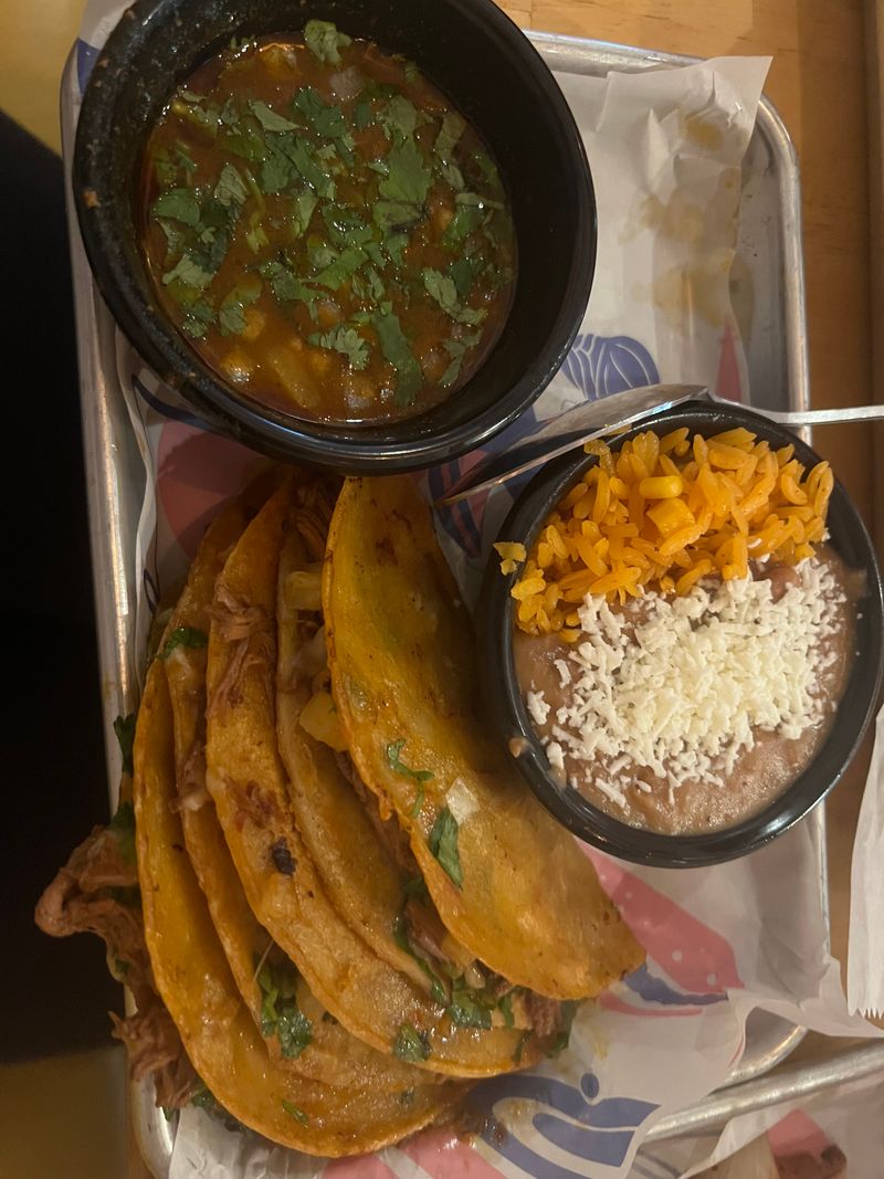 Signature Quesabirria Tacos with Consommé