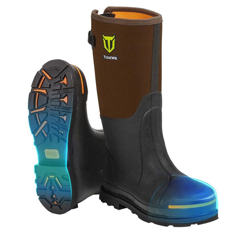TIDEWE Rubber Neoprene Work Boots (Extreme Cold)