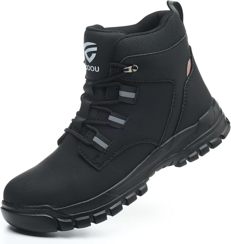 COOU Steel Toe Work Boots (Insulated Option)