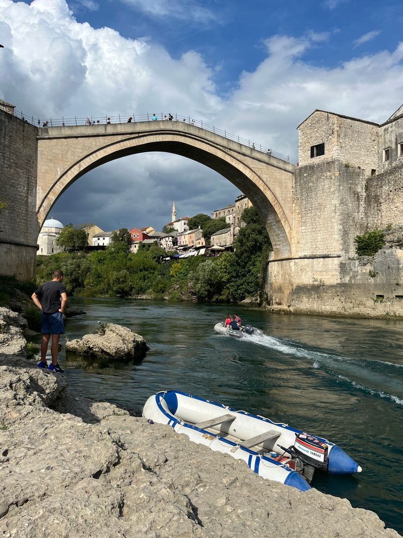 Drift Through the Heart of Mostar: The River Boat Tour Experience