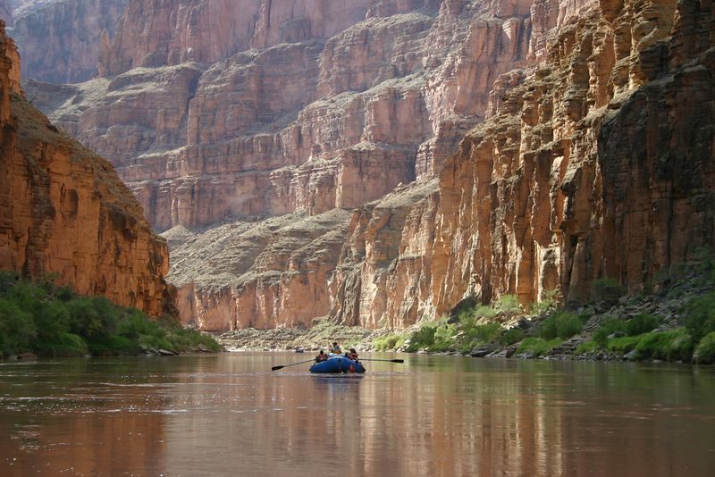Raft the Colorado River through the Grand Canyon (permit lottery or a guided trip)