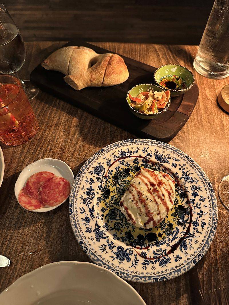 Bread, Oil, And Pickled Vegetables To Start