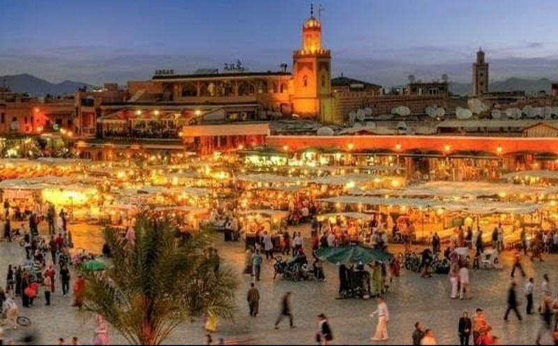 Marrakech, Morocco — Traditional Life in Jemaa el-Fna