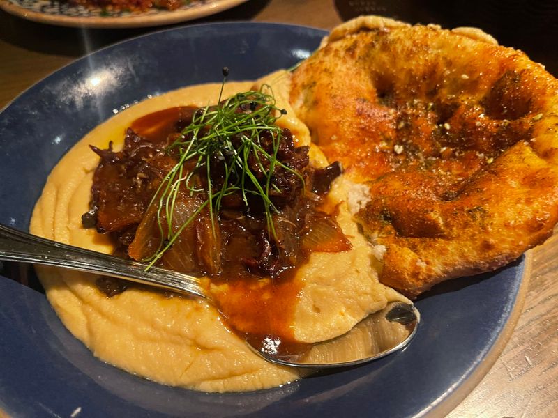 Slow-Braised Lamb Ragu Hummus