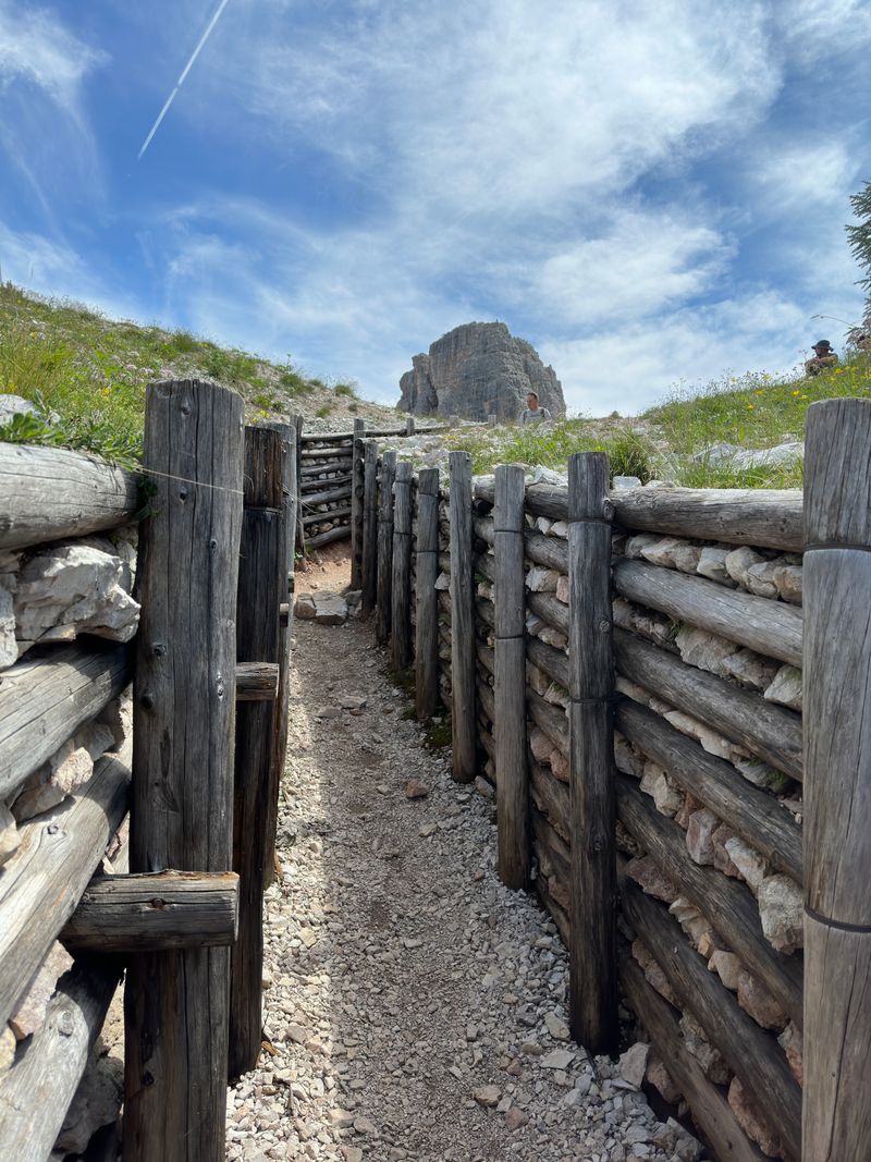 Step into WWI history at the Cinque Torri open-air museum