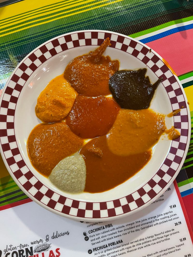 The Famous Mole Sampler Experience