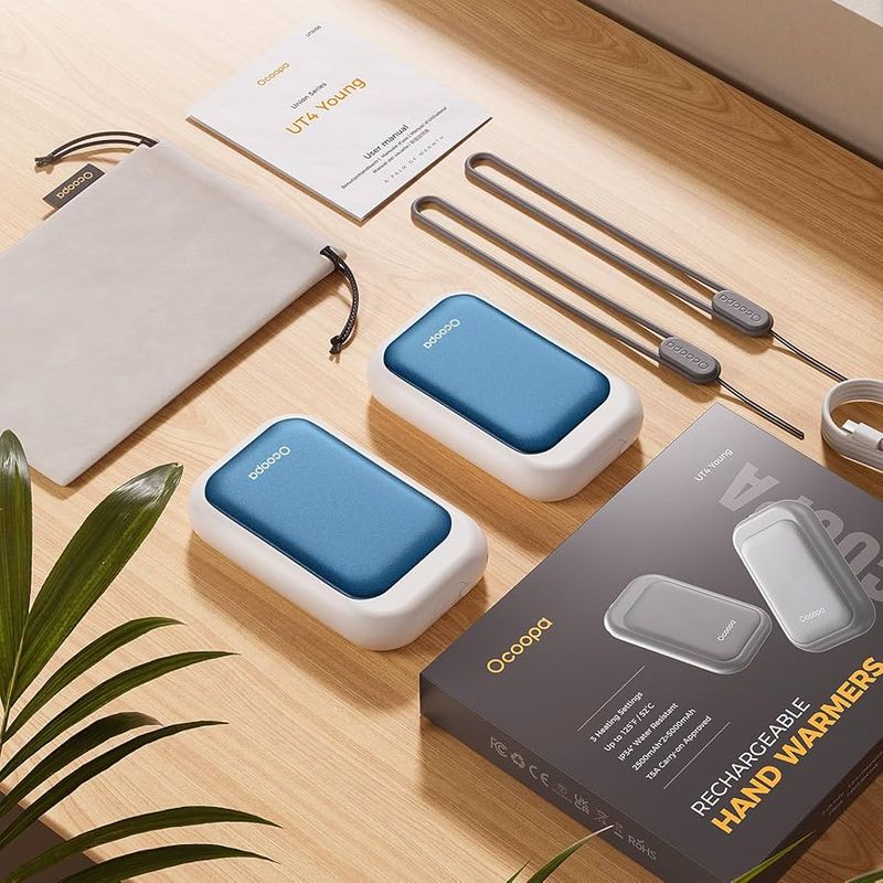 Ocoopa Rechargeable Hand Warmer (2-Pack)