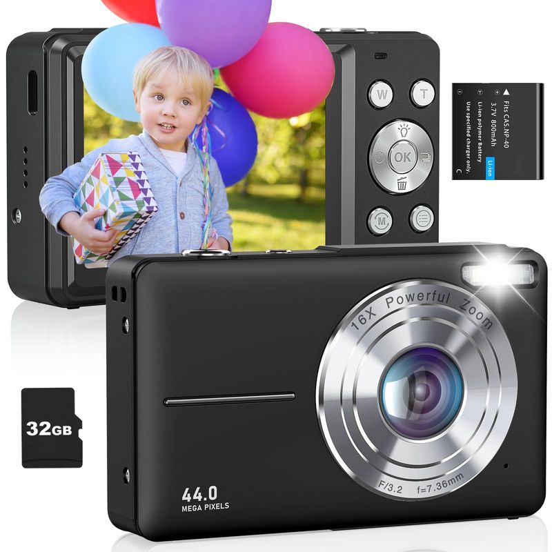 IWEUKJLO Digital Camera for Seniors