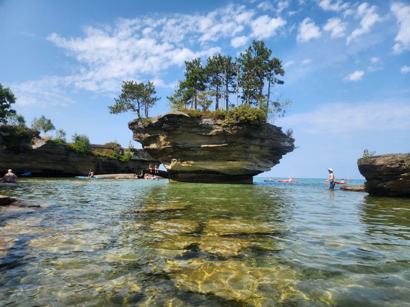 Turnip Rock – Port Austin
