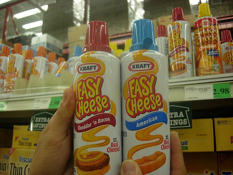 Spray Cheese (Cheese in a Can)