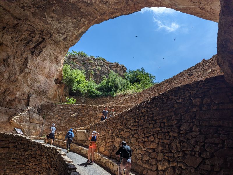 Descend the Natural Entrance