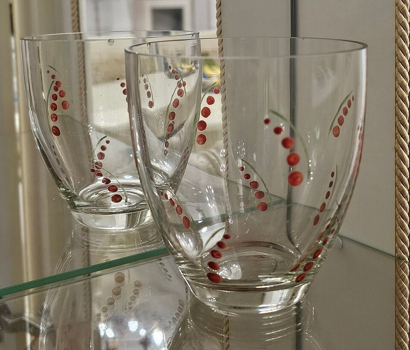 Mismatched Glassware from Decades Ago